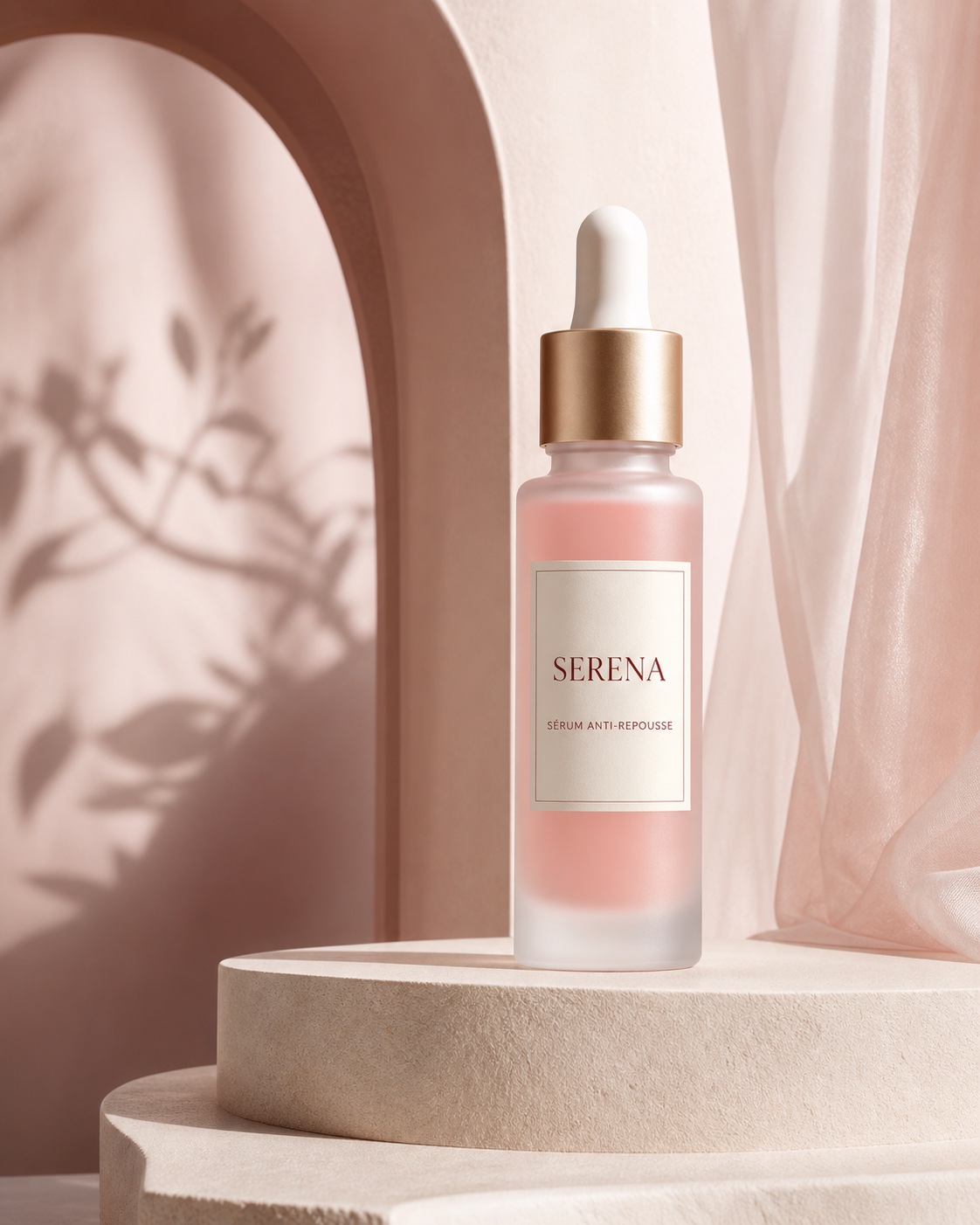Flacon du sérum anti-repousse Serena Cosmetics